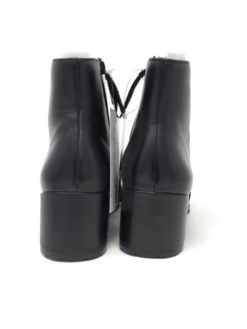 Naturalizer Bay Waterproof Heeled Ankle Boot Black Leather 11 M - Picture 6 of 14